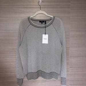 Theory crimp knit pullover